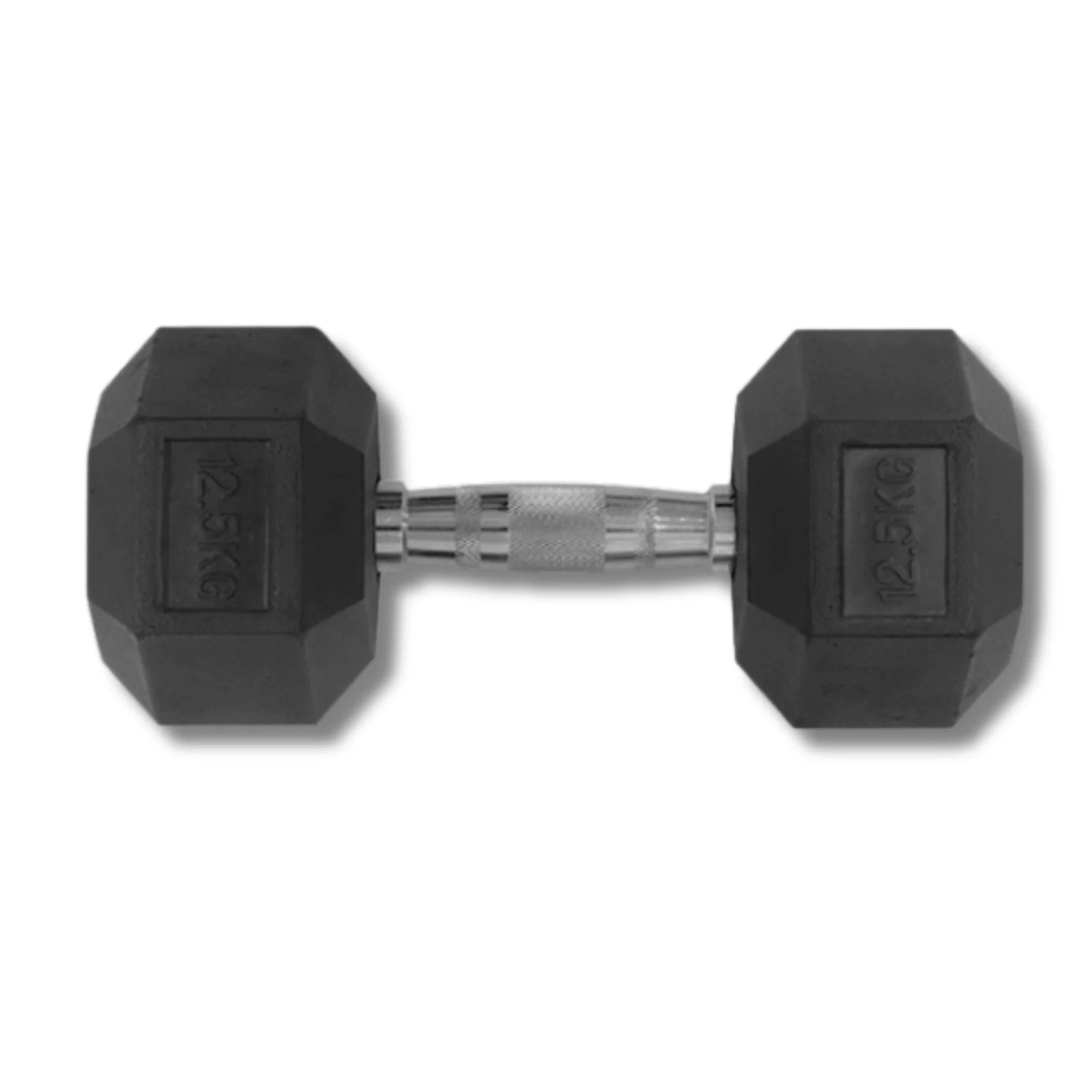 12.5KG HEX DUMBBELL - RUBBER COATED