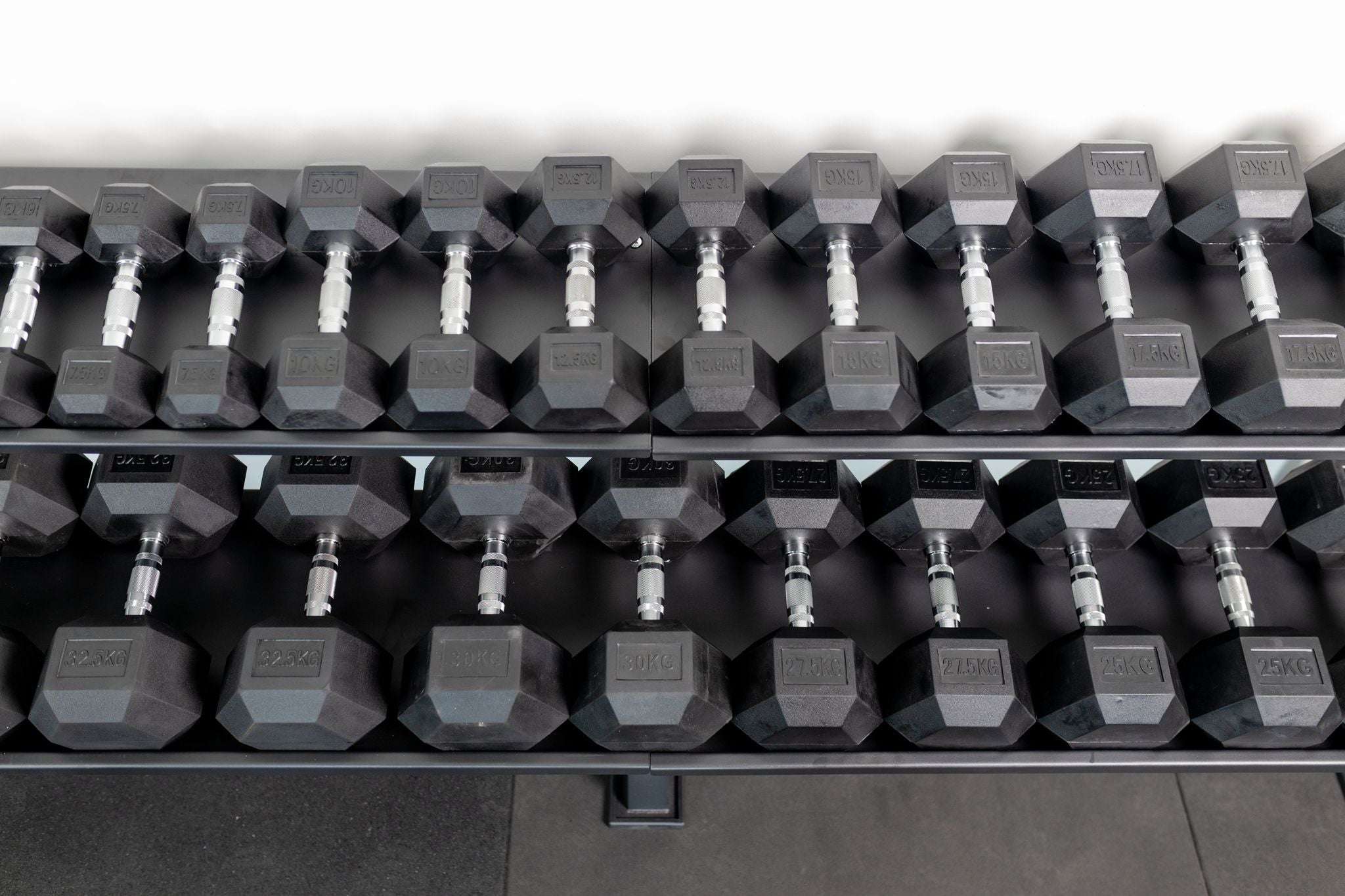 2.5 KG HEX DUMBBELL - RUBBER COATED - Image 5