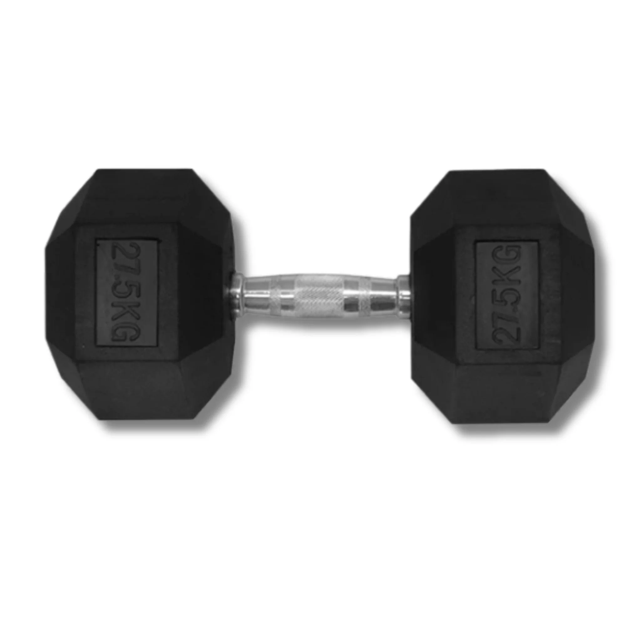 27.5KG HEX DUMBBELL - RUBBER COATED