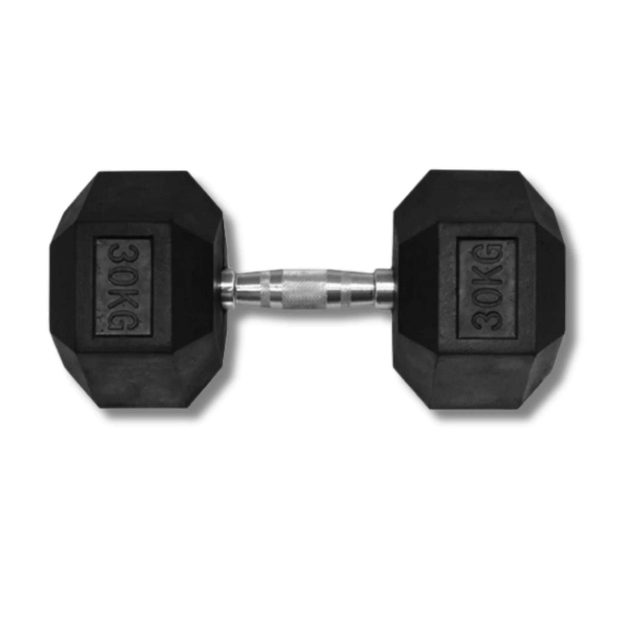 30KG HEX DUMBBELL - RUBBER COATED