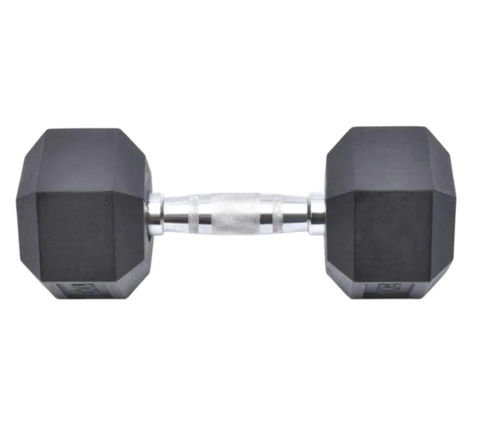 5KG HEX DUMBBELL - RUBBER COATED - Image 4