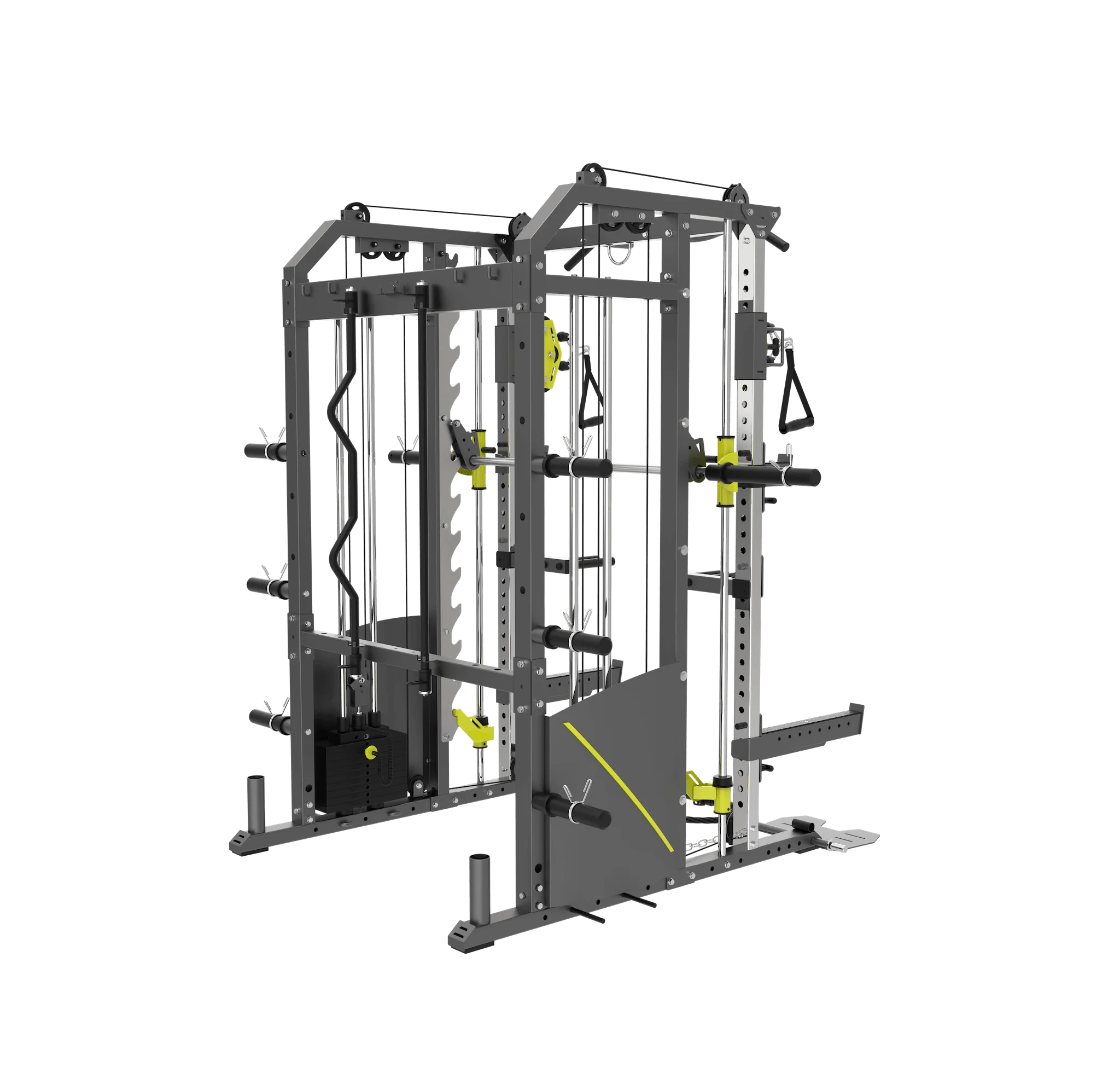 G6S All-In-One Functional Smith Machine & Power Rack | Dual 60kg Stacks - Image 4