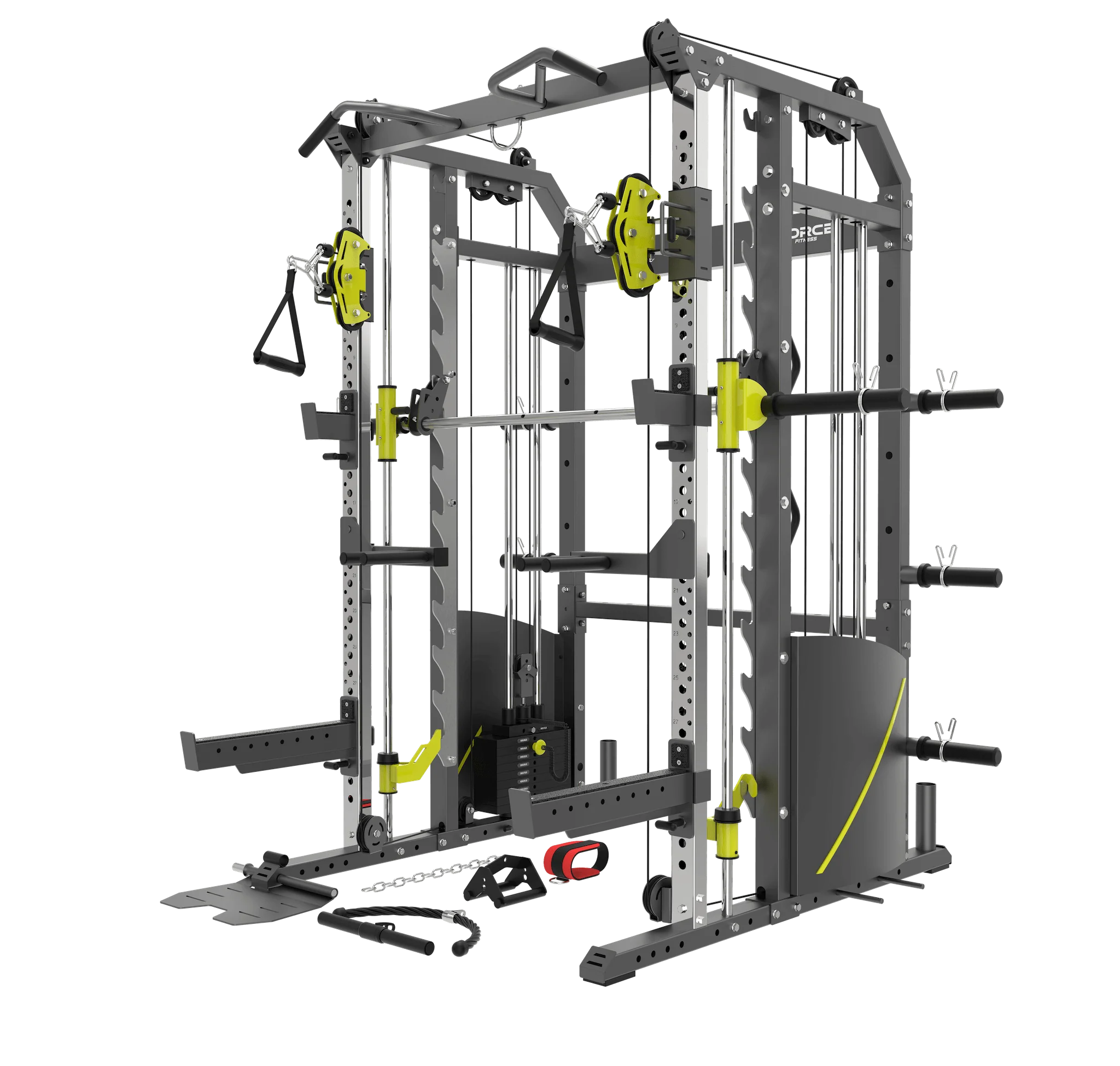 G6S All-In-One Functional Smith Machine & Power Rack | Dual 60kg Stacks