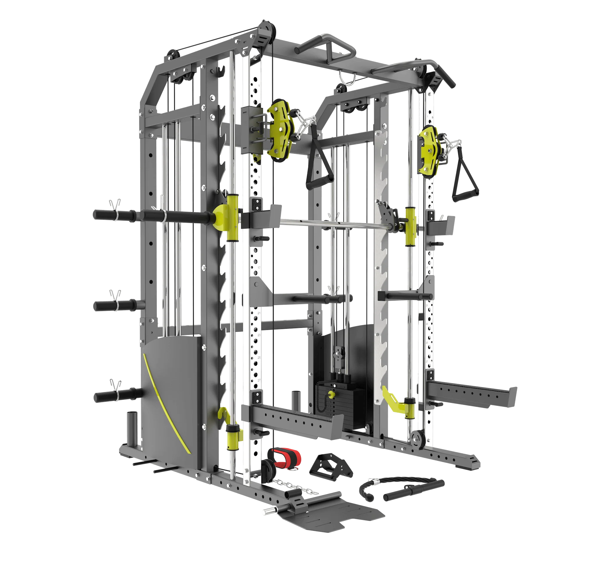 G6S All-In-One Functional Smith Machine & Power Rack | Dual 60kg Stacks - Image 2