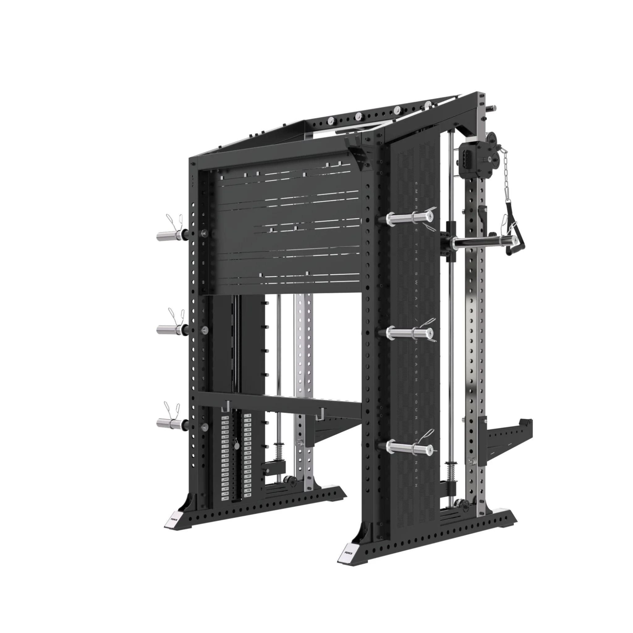 G25 Functional Trainer with Smith Machine & Power Rack – Dual 90kg Cable System - Image 3