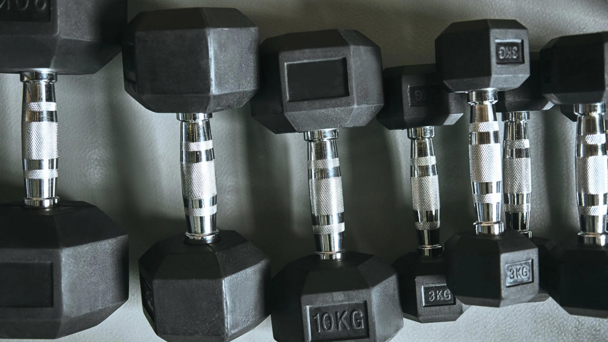 Commercial Rubber Hex Dumbbell Set 5kg–42.5kg (760kg) | Australia-Wide - Image 3