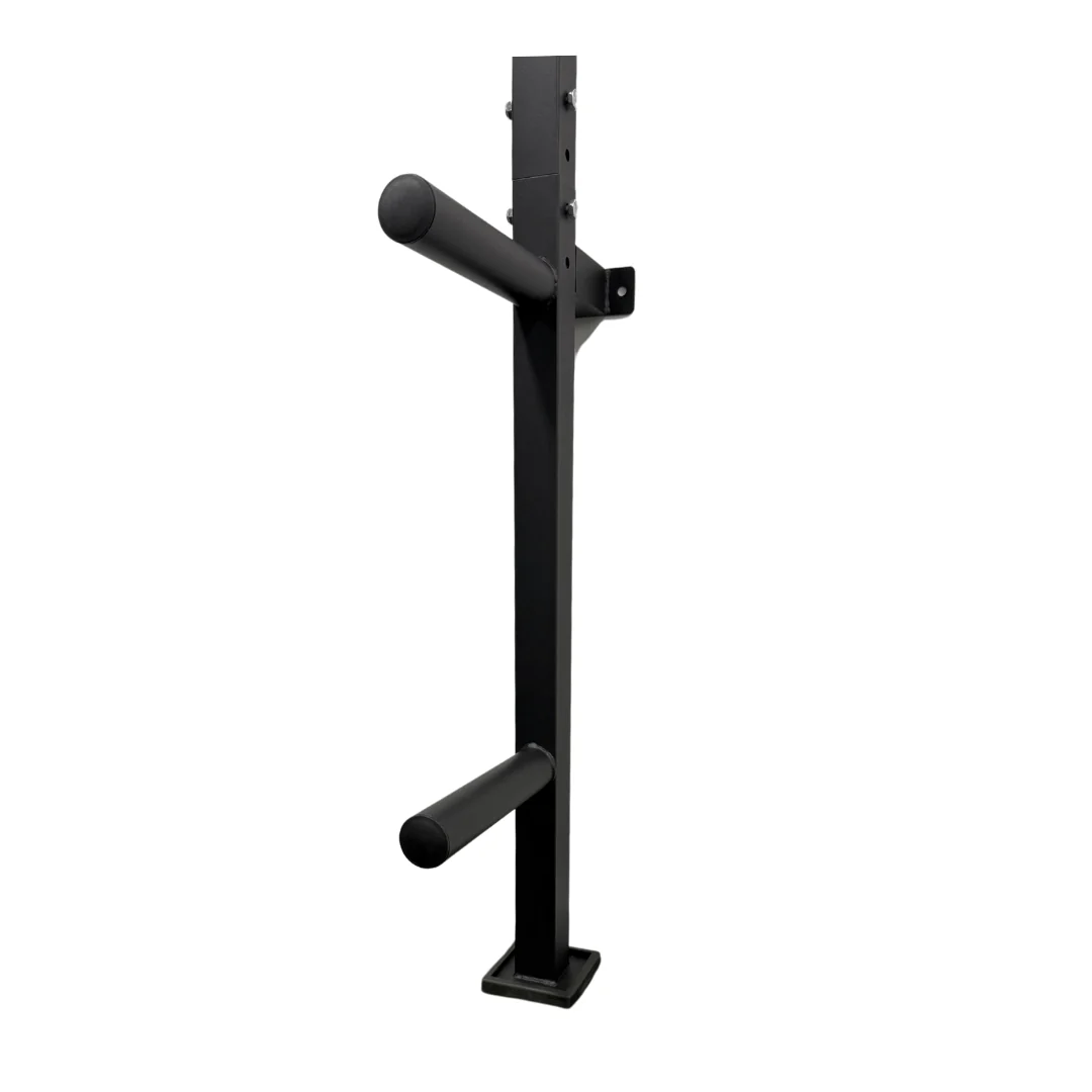Wall Mounted 4-Peg Olympic plate holder | Floor Supported - Image 4