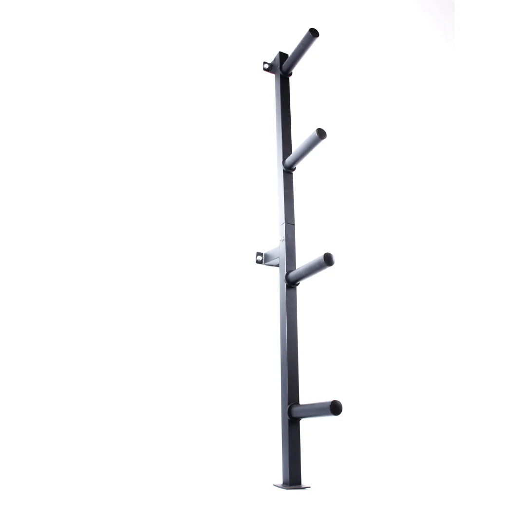 Wall Mounted 4-Peg Olympic plate holder | Floor Supported - Image 7